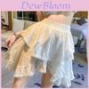 Irregular Cake Skirt For Women Summer High Waist Slim Fit Puff Short Pleated Skirt For Casual Wear