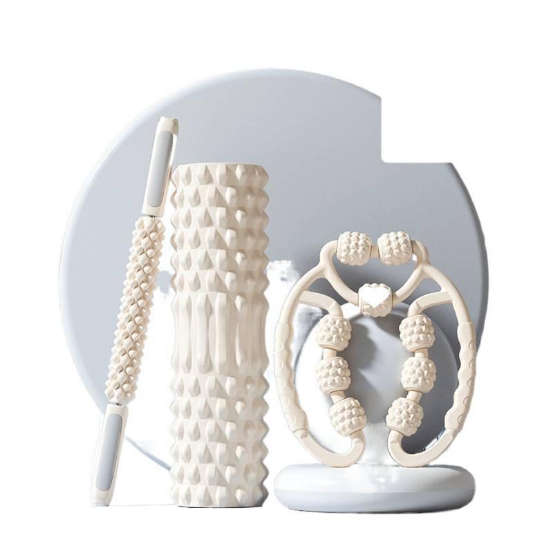 Professional Foam Roller for Muscle Relaxation and Leg Slimming - Wolf Tooth Massage Roller for Yoga and Fitness