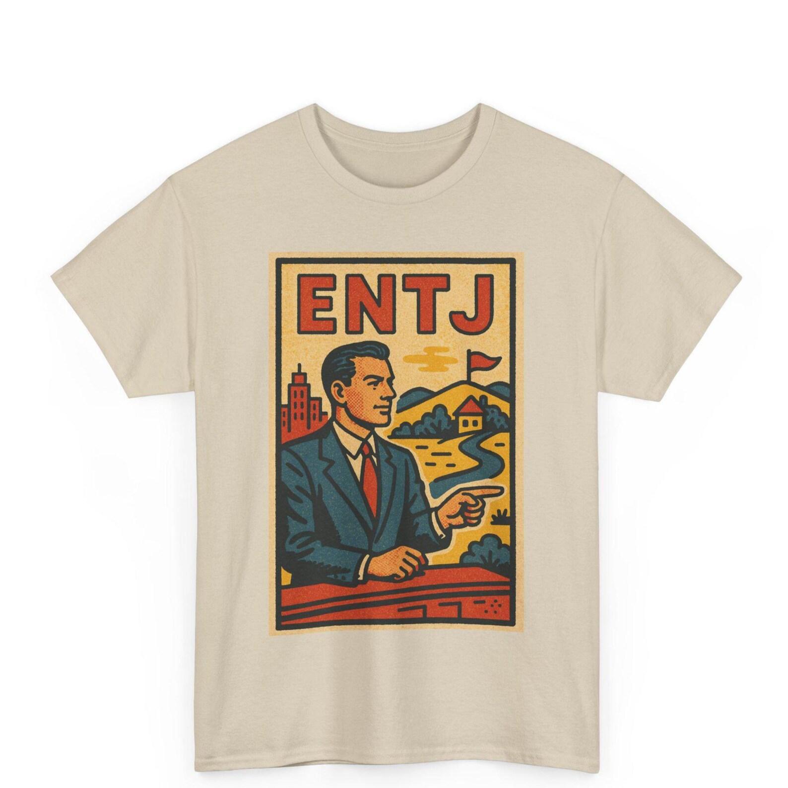 ENTJ Strategic Commander T-Shirt: Bold MBTI Graphic Tee S