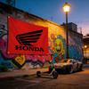 Motorcycle For HONDA Flag 120g Polyester Sublimation Print Durable Hanging Banner Home Decor Gift BO8