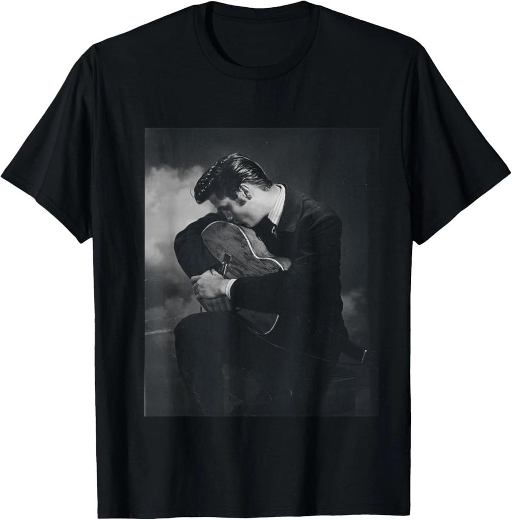Elvis Presley Guitar Kiss T-Shirt Tops Tees