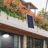 Solar Powered Ceiling Lamp Remote Control Rechargeable Battery Powered Sealed Bedroom Balcony Light-operated Dustproof Light