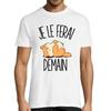Men's T-shirt - I'll Do It Tomorrow - Round Neck - Humorous - Cotton - Short Sleeves