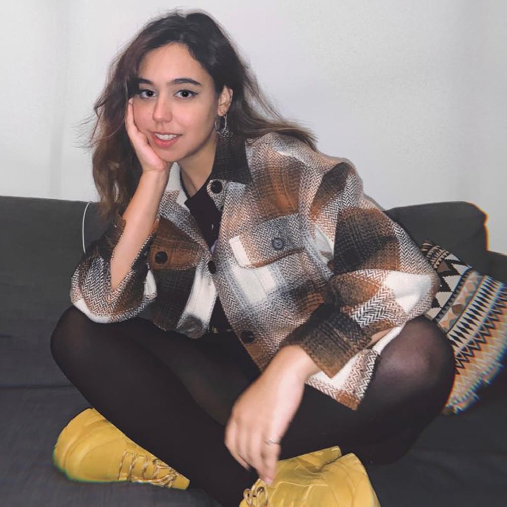 Vintage Women Long Sleeve Woolen Coats Fashion Ladies Thick Plaid Coat Female Streetwear Elegant Girls Oversize Jacket Chic