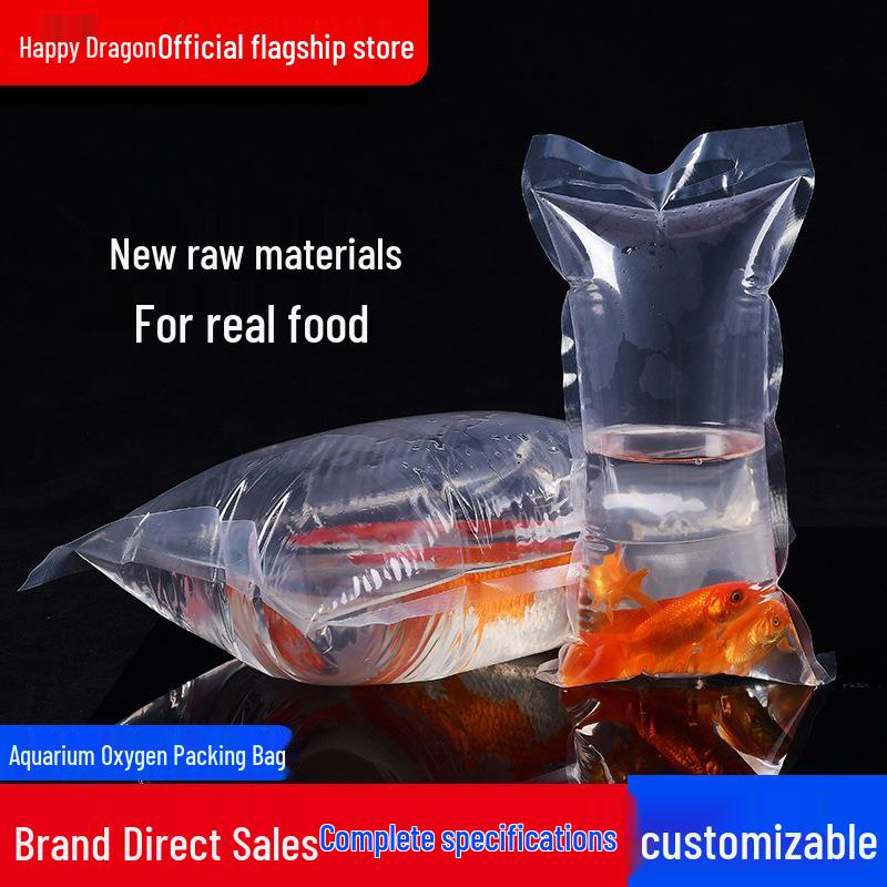 

Кислородный аквариумный пакет для транспортировки живой рыбы 13x22cm, 16 microns, 100 pcs