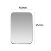 Black Magnetic Iron Sheet with Adhesive Backing for Phone Holders - Round & Rectangular Options