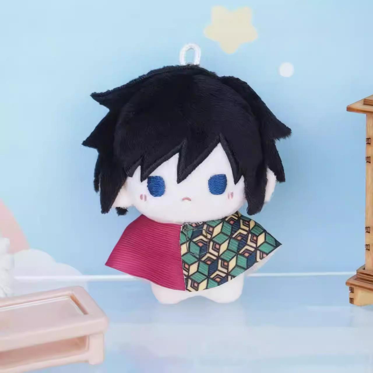 Mini 7cm Tomioka Giyuu Pluche Pop Kimetsu No Yaiba Bedrukte Knuffel Fans Verzamelen Cadeau Cadeaus Kochou Shinobu Pluche Pop 7cm