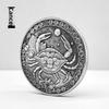 Monete d'Argento Zodiacali, Dodici Segni Zodiacali, Monete Creative, Capricorno, Leone, Vergine, Regali in Metallo