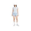 Nike Sportswear Chillknit Fashion Casual Simple Versatile Short Sleeve Regular T-Shirt Women Tops Purple Blue HF9723-423