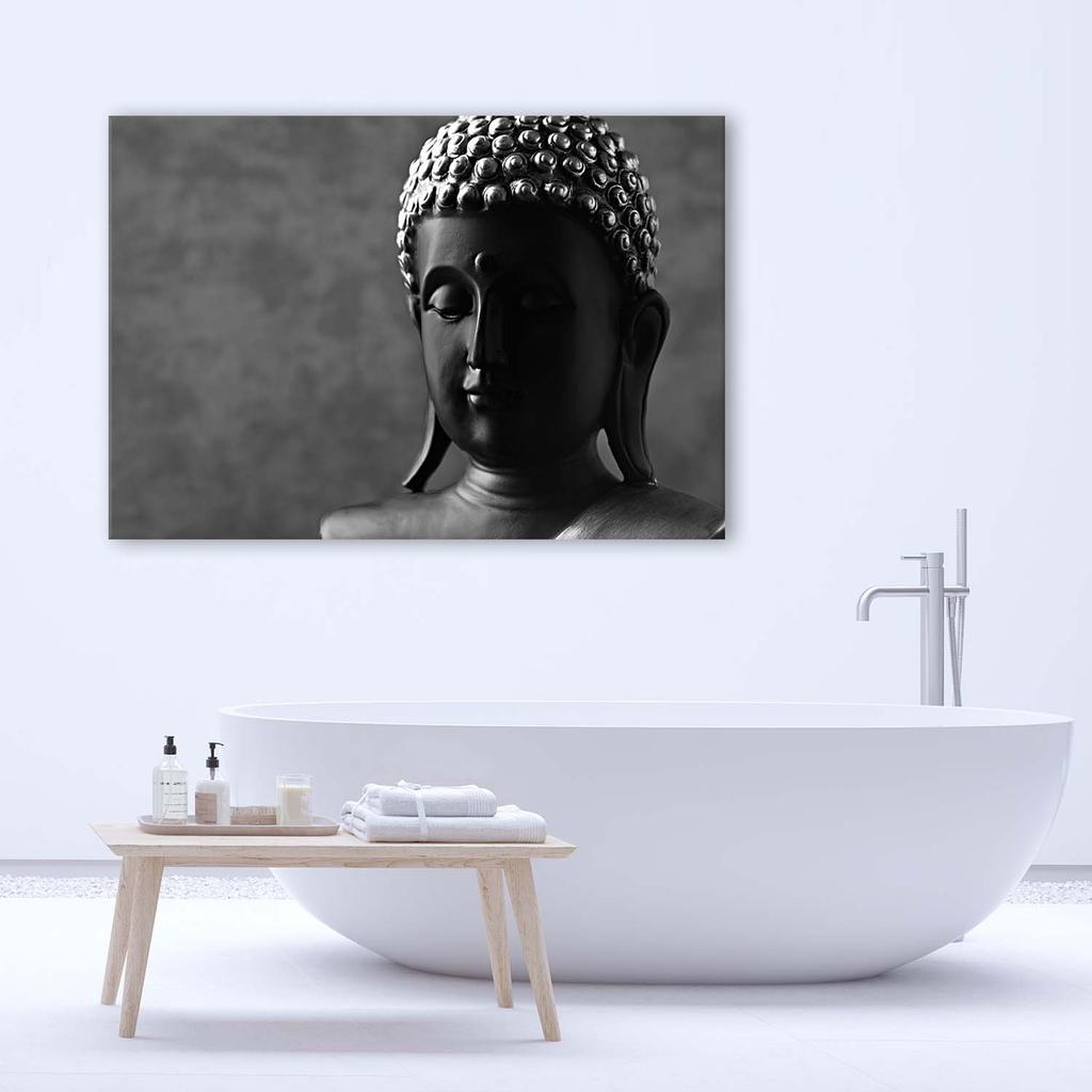 Canvas Print, Character Buddy Feng Shui Grey