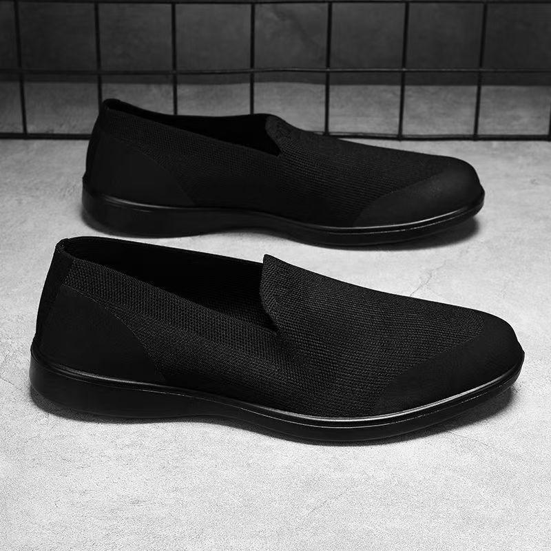 Men's Shoes Summer New Breathable Non-slip Soft Sole Durable Middle-aged Walking Light and Comfortable Old Beijing Cloth Shoes