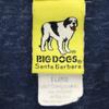 BIG DOGS Back Print Short Sleeve T-shirt XL Navy Men's Used