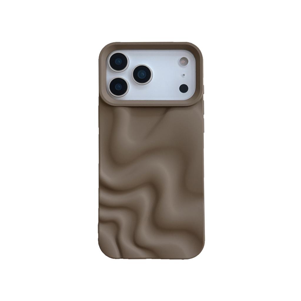 Niche Wind Simple Water Ripple Suitable for iPhone16Pro Max Mobile Phone Case Apple 17 Soft Case Matte 14/15