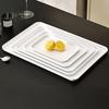 Serving Tray Platter Rectangular Vegetable And Fruit Trays for Snack Dessert Cookie Cheese Plastic Platters Large BPA Free Food Trays Party Supplies