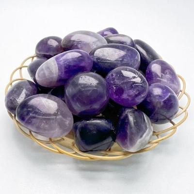 Set of 5 Chakra Healing Stones Crystal Tumble Stone for Vastu Home Decor Items Crystal Showpieces for Feng Shui Office Decor Table Decor