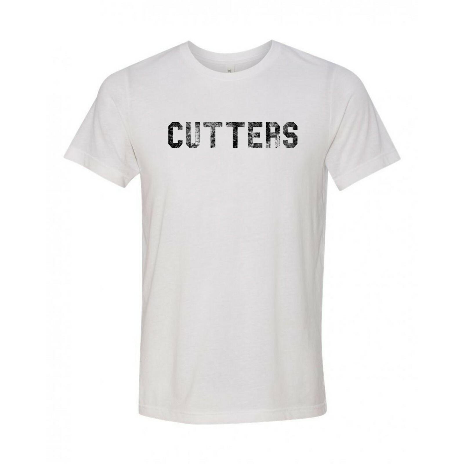 Cutters Bloomington Indiana Canvas Triblend T Shirt Solid White XXXL
