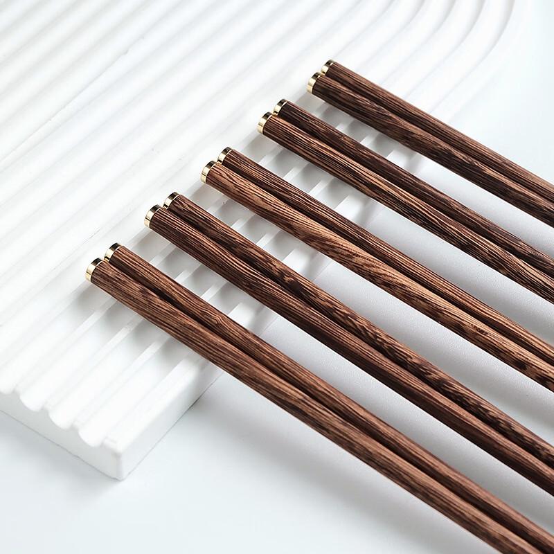Wutuo Creative Gold Dot Wooden Chopsticks