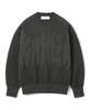 KNITTED Two-Tone Ribbed Logo Knit Black