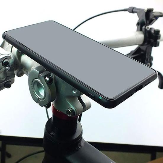 Bicycle Meter Bracket with Shock Absorption 360 Degree Rotatable Design Secure Clamp Bike Phone Mount