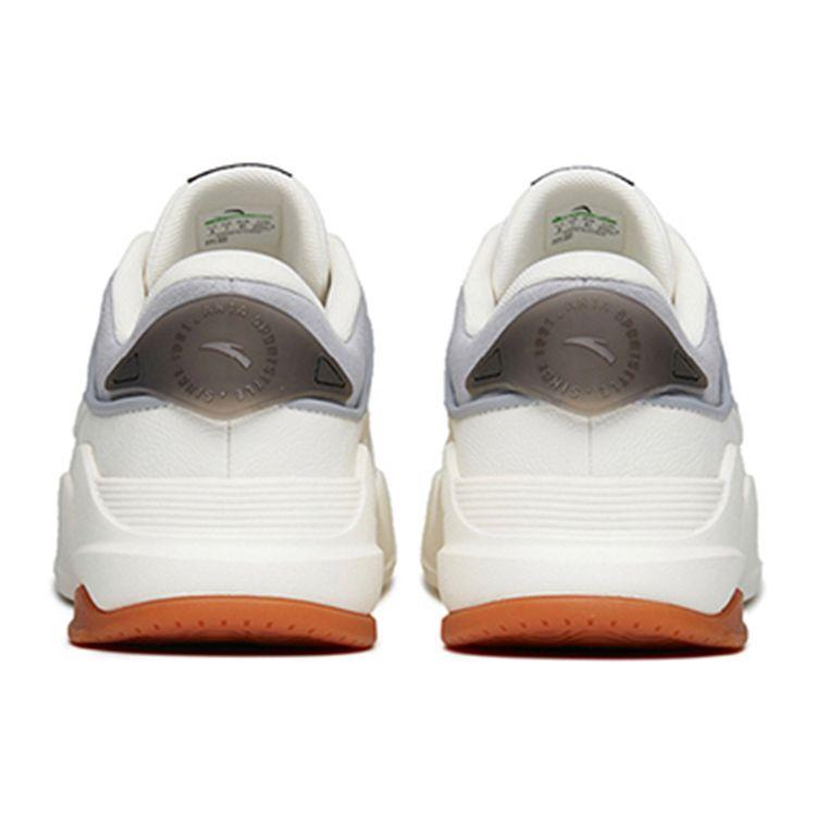 Anta Retro Versatile Casual Low-Top Sneakers Men Sneakers White Gray 912228093-3