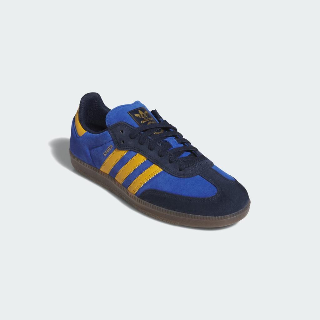 adidas Samba ADV HQ9283 Men's Originals Sneakers Collegiate Navy / Preloved Yellow / Royal Blue