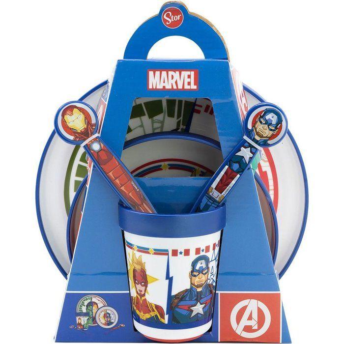 Servise - Tataway - Marvel Avengers - 5 deler - Resirkulerbar plast - Superhelter