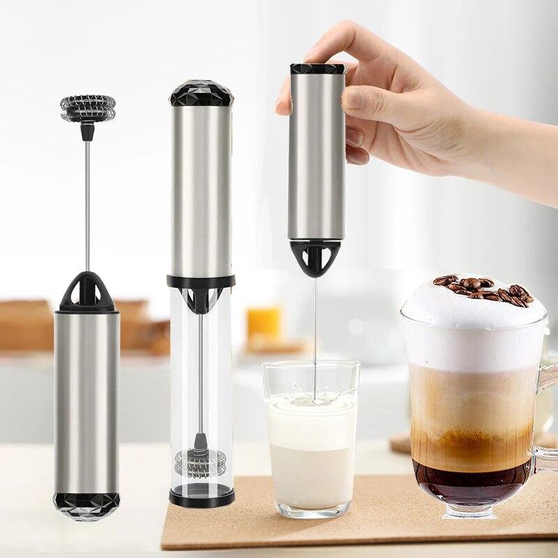 Portable Electric Milk Frother Foam Efficient Handheld Coffee Foamer Mini Egg Beater Mini Stirrer Drink Mixer Kitchen Whisk Tool