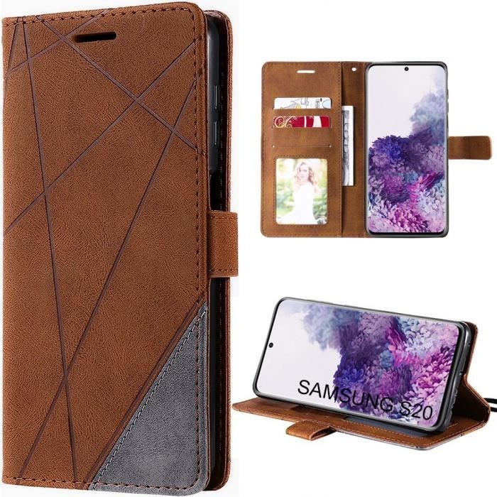 Coque de protection pour Samsung Galaxy S20 - BOOLING - Marron - Souple - Anti-rayure