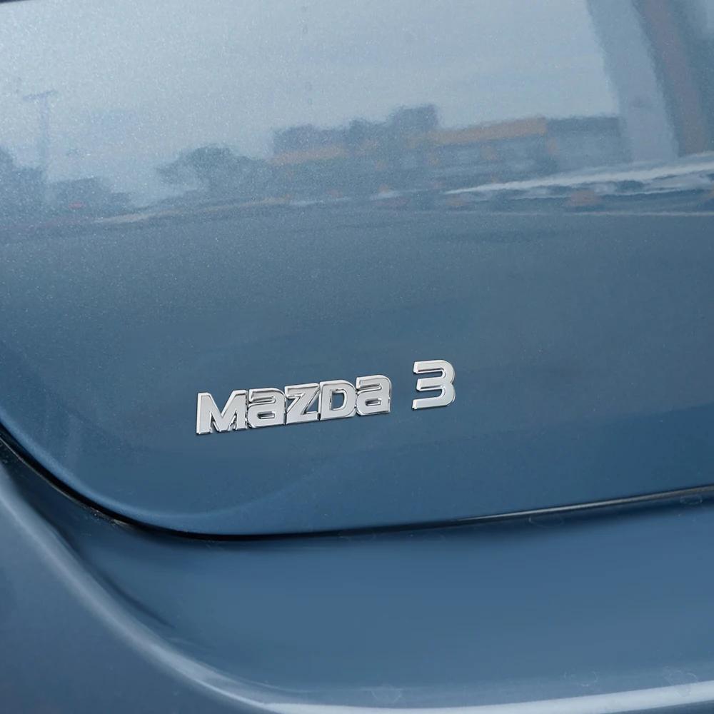 1PCS Car ABS Letter Logo Sticker Body Trunk Decoration Sticker Accessories For Mazda 3 5 6 7 Axela CX-5 CX-3 CX-4 Atenza Demio h6