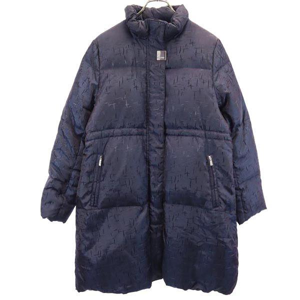 Balmain Dunkåpe L Lilla x marineblå Dame Brukt
