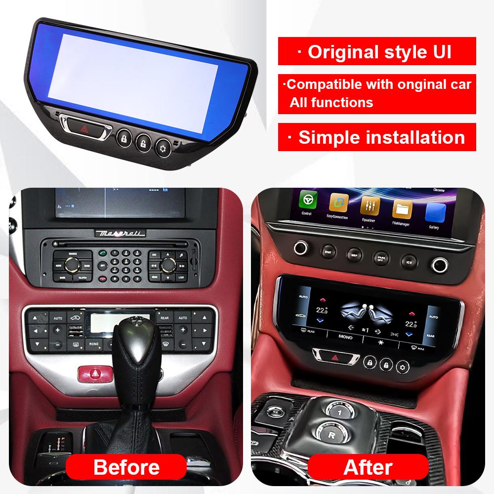 7" LCD A/C Climate Control Touch Screen For Maserati GT GranTurismo 2007-2015