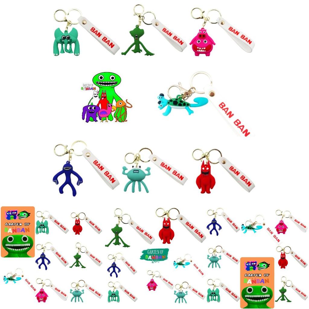 Banban Garden Keychain Cute Pvc Plush Hanging Decoration For Kindergarten