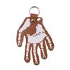 Creative Punk Style Skeleton Finger Keychains PU Leather Halloween Novelty Keychains New Popular Products Funny Bone Keyholders