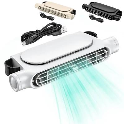 Car Rear Seat Cooling Fan Electric Three-Speed Adjustable Wind Speed Mini Car Rv and Sedan Cooling Tool Car Rear Seat Fan