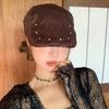 Women's Vintage Beret hat,Lightweight warm multi solid color autumn winter,suitable for casual,Appointment versatile headwear
