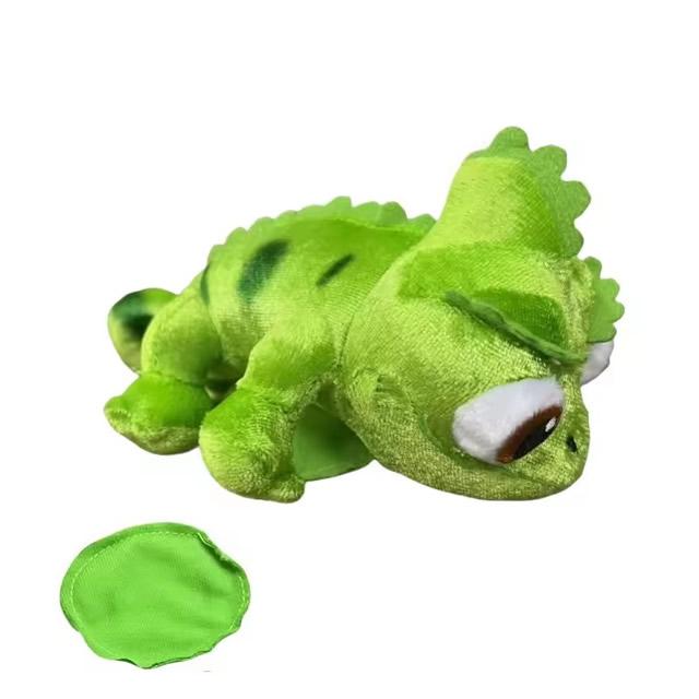 

15cm Pascal Rapunzel Chameleon Plush Toy Doll Pascal Stuffed Animals Plush Doll Pascal Rapunzel Shoulder Lizard Plush Doll Toy 15x11x8cm зелёный