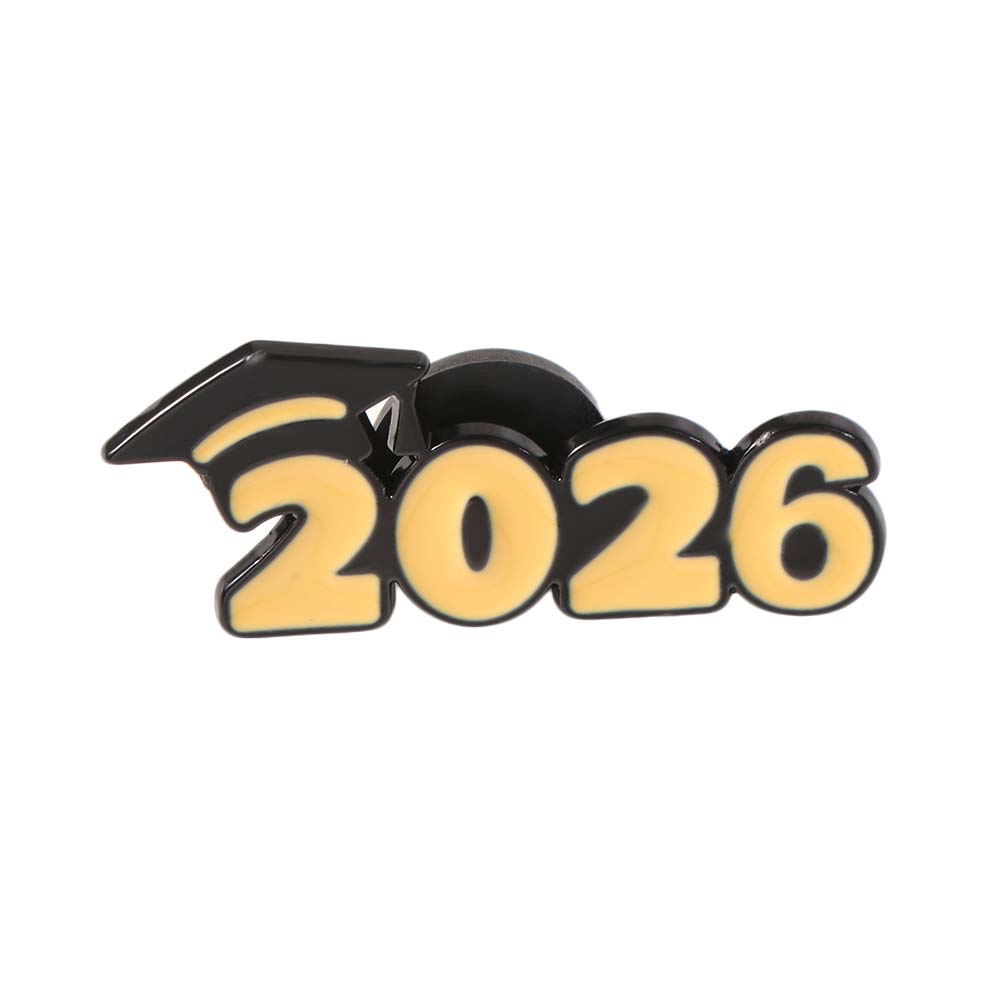 Broches de Birrete Promoción 2026 Negro Dorado Regalo de Graduación Celebraciones Académicas