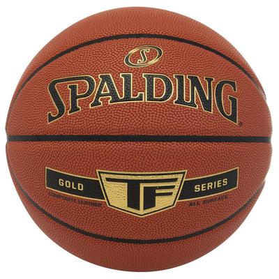 SPALDING Gold TF Basketball, Size 6, 76-858Z