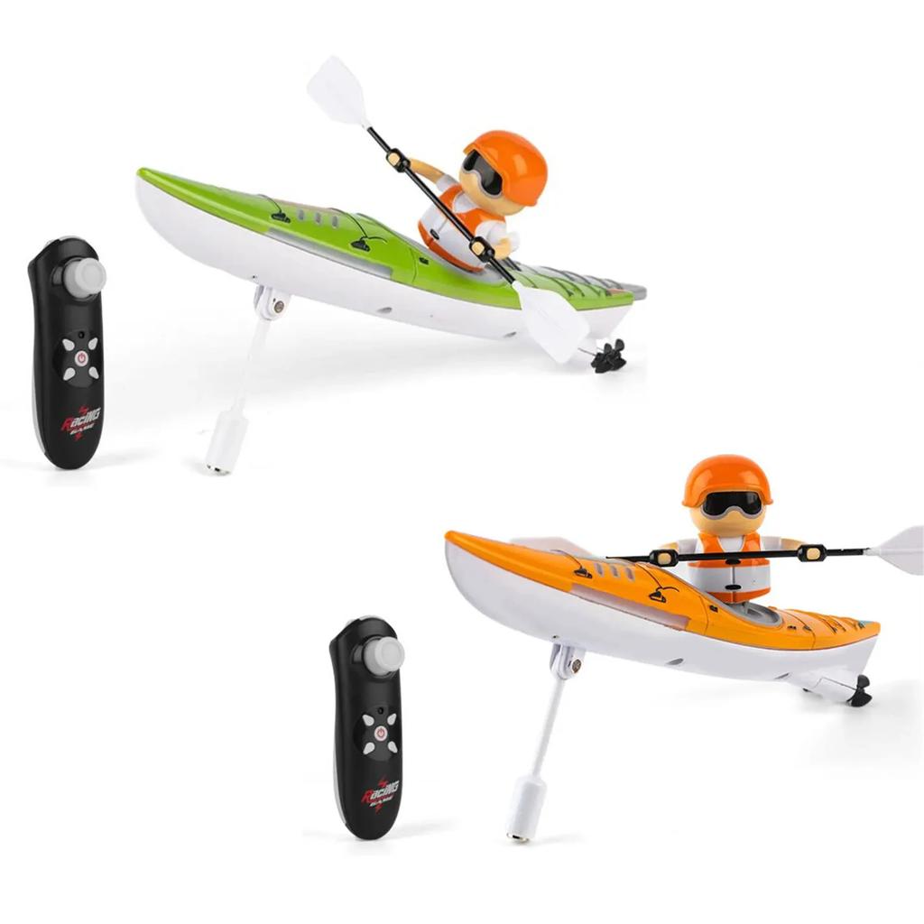 Non-Toxic Rc Boat Paddling Kayak Racing Remote Control Speedboat Water Battle Ship Game Summer Outdoor Children'S Toys For Kids Children Gifts