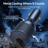 2-in-1 90W Power Cable Cigarette Lighter Adapter Car Charger Type C 12V-24V To 30V Booster DC Power Cord DC Male to Lighter Plug For Starlink Mini