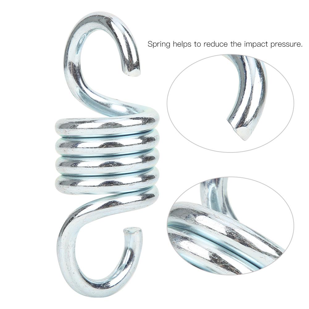 Gümüş Ağır Hizmet Yaylı Süspansiyon Kancaları Metal Hamak Kancası Döner Asılı Sandalye Aksesuarları için