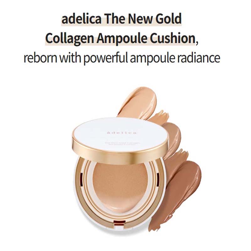 Atomy Adelica The New Gold Collagen Ampoule Cushion 14g X 2EA  BB Cushion