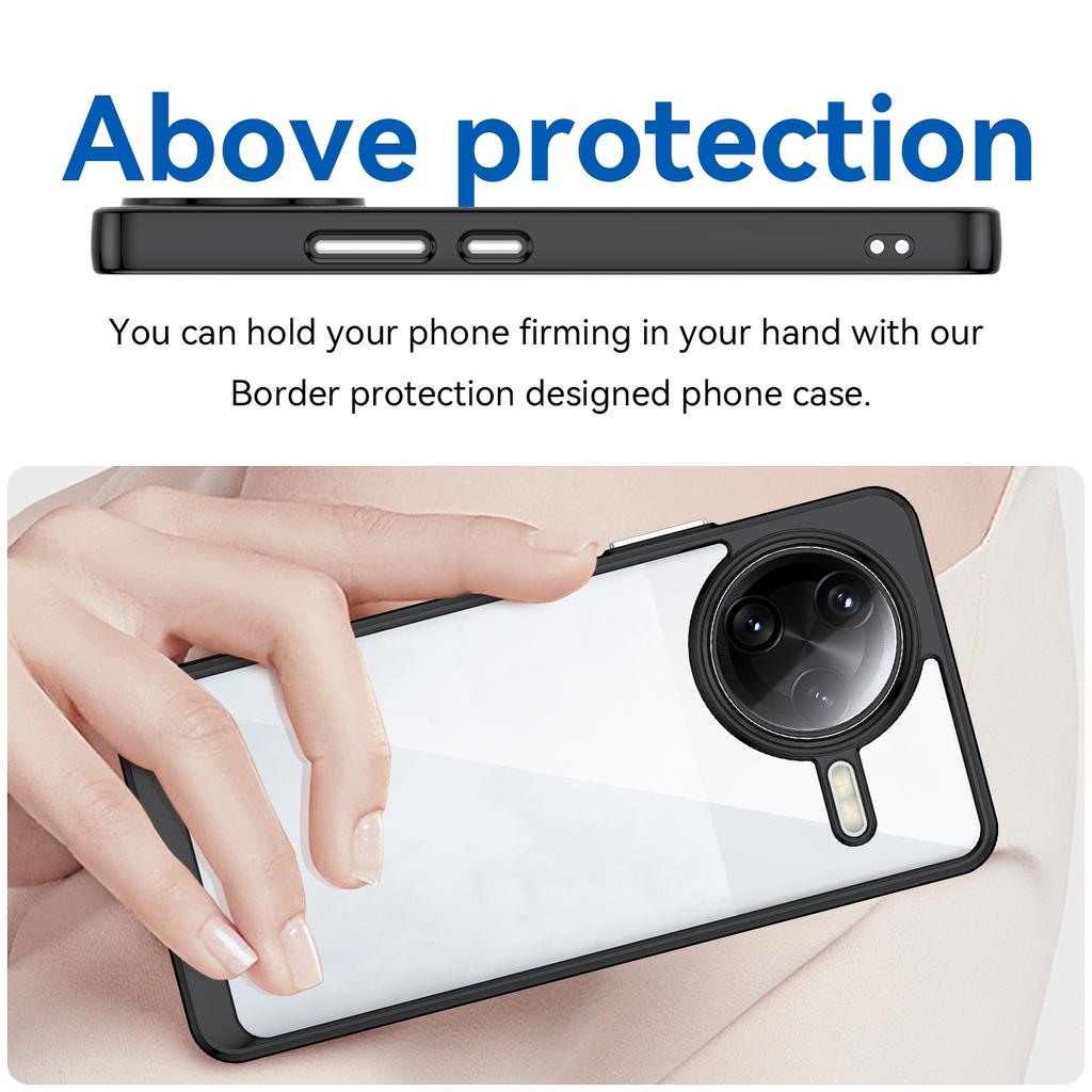 Transparent Colorful TPU Case for Xiaomi F8 F7 Ultra Poco F7 Pro 5G Protective Cover Clear Fundas Coque Capa
