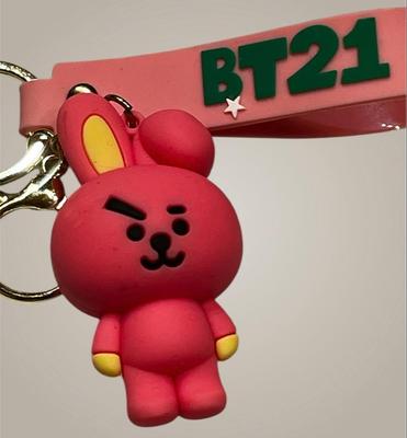 [USED] BT21 Cookie Silicone Keychain