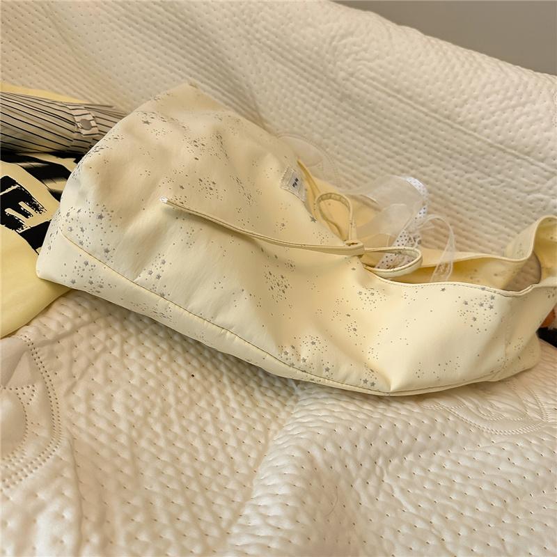 Sac à bandoulière de couleur unie Sac fourre-tout grande capacité pour femme