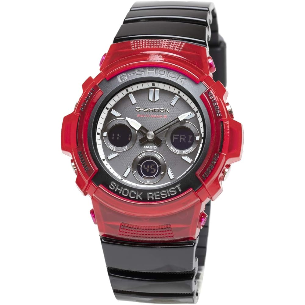 Casio G-Shock Analog Digital Solar Watch Men s Black AWG-M100SRB-4A