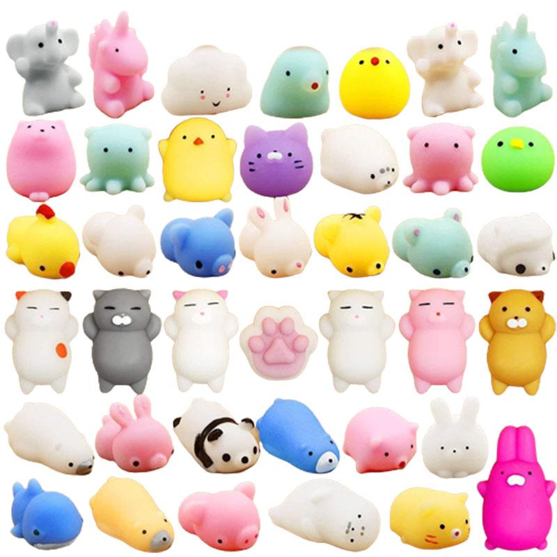 Random Stress Relief Toy Pinching Squeeze Cute Soft Fun Safe Venting Doll Pet