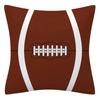 Vikama Sports-Themed Rugby And Basketball Decorative Square Cushion Cover, Suitable For Cars, Sofas, Offices, And Home Decor