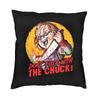 Bride Of Chucky Cushion Cover xcm Polyester Killer Doll Chucky Throw Pillow Case for Sofa Car Pillowcase Bedroom Decoration