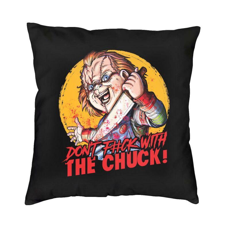 Bride Of Chucky Cushion Cover xcm Polyester Killer Doll Chucky Throw Pillow Case for Sofa Car Pillowcase Bedroom Decoration
